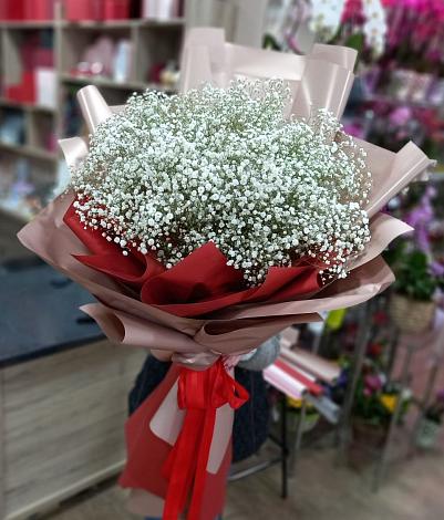 Букет цветов из: Гипсофила в Малино