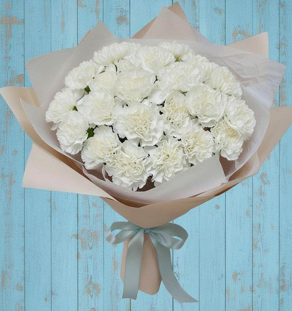 Букет цветов из: Гвоздики в Малино