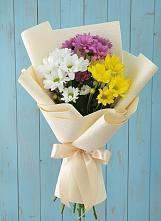 Букет цветов из:  Хризантемы в Малино