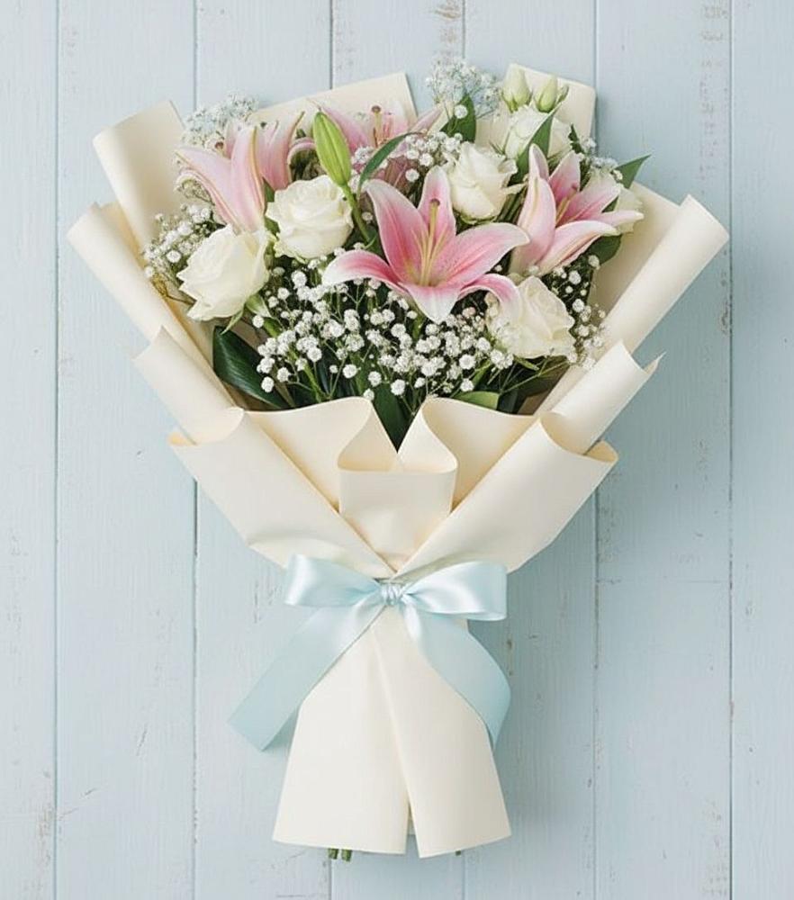 Букет цветов из: Лилии в Малино