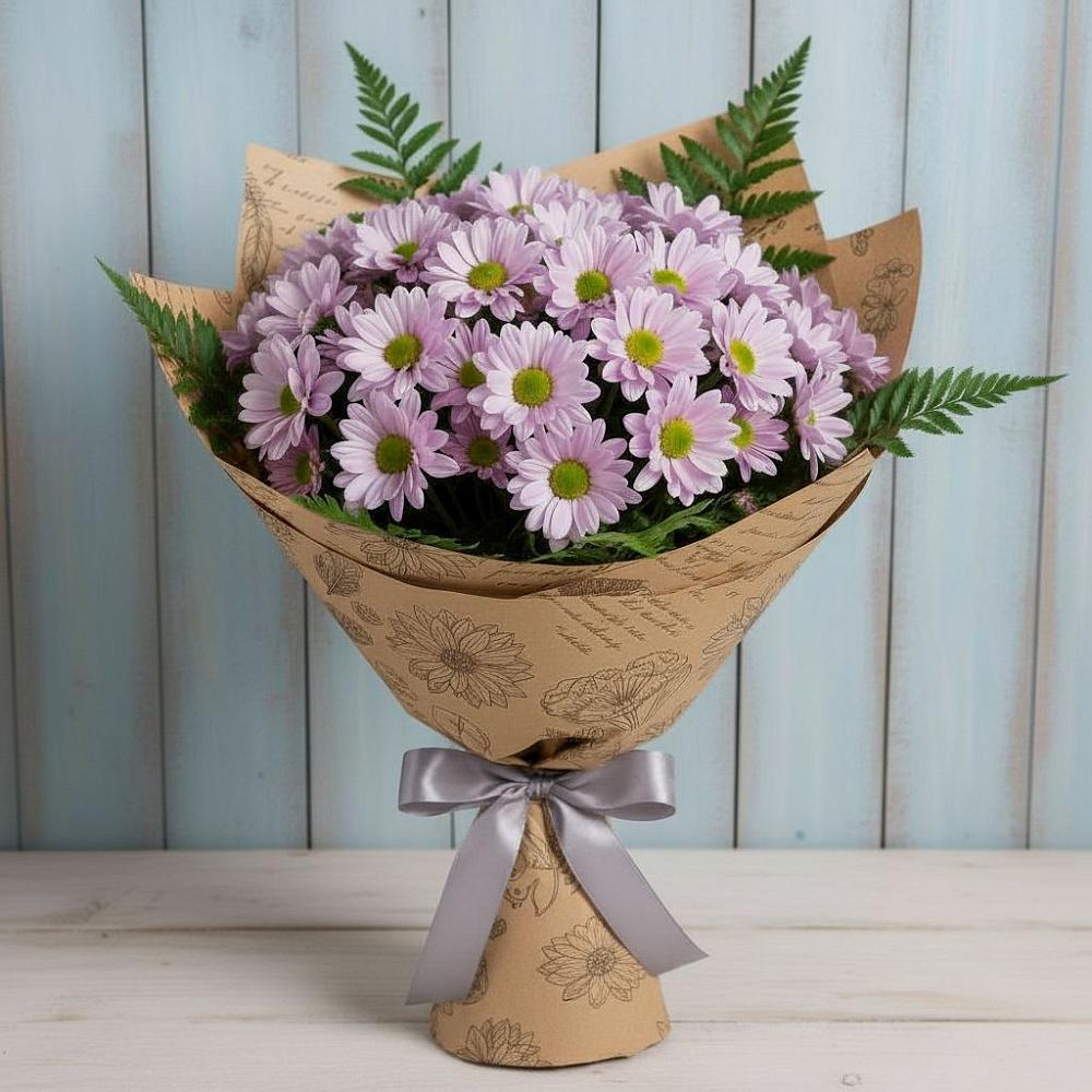 Букет цветов из: Хризантемы в Малино