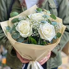 Букет цветов из:  Розы #REPLACE_PRED# Малино