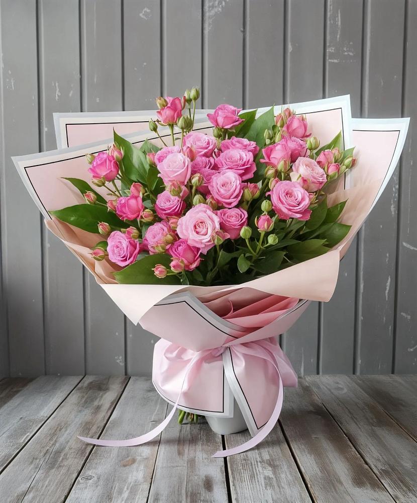 Букет Розовый кустик в Малино