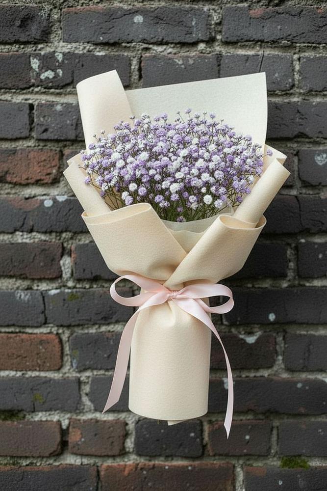 Букет цветов из: Гипсофила в Малино