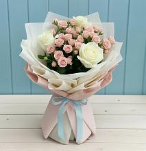 Букет цветов из:  Розы #REPLACE_PRED# Малино
