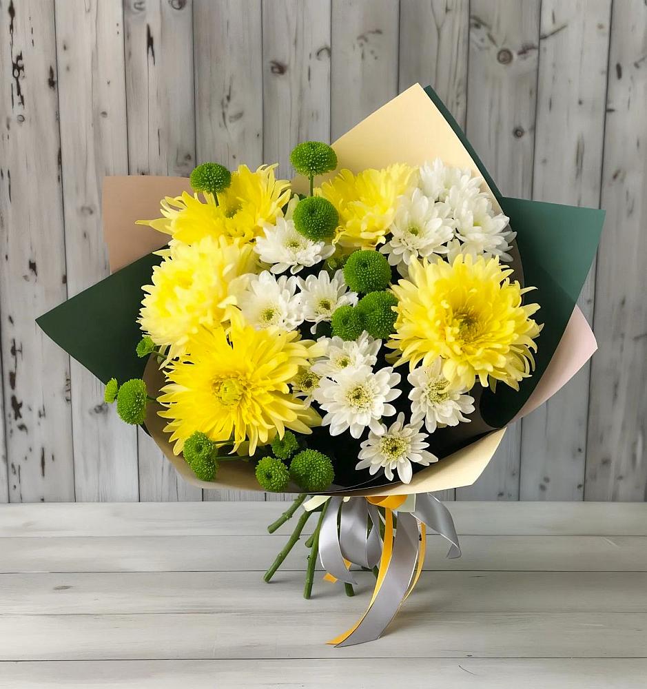 Букет цветов из: Хризантемы в Малино
