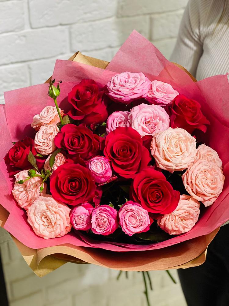Букет цветов из: Розы в Малино