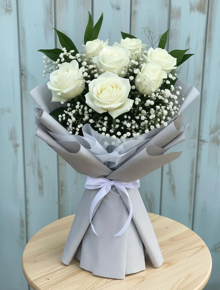 Букет цветов из: Розы в Малино