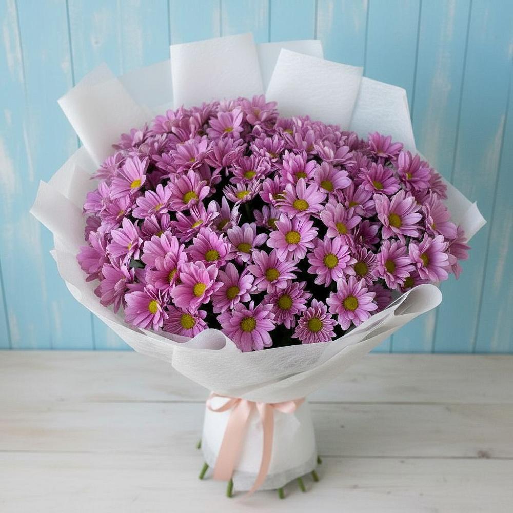 Букет цветов из: Хризантемы в Малино