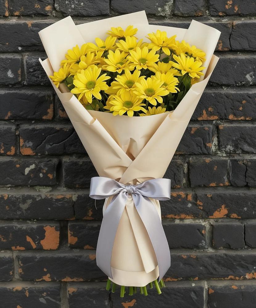 Букет цветов из: Хризантемы в Малино