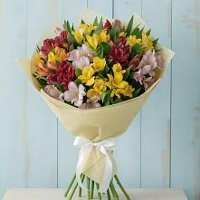 Букет цветов из:  Альстромерии #REPLACE_PRED# Малино