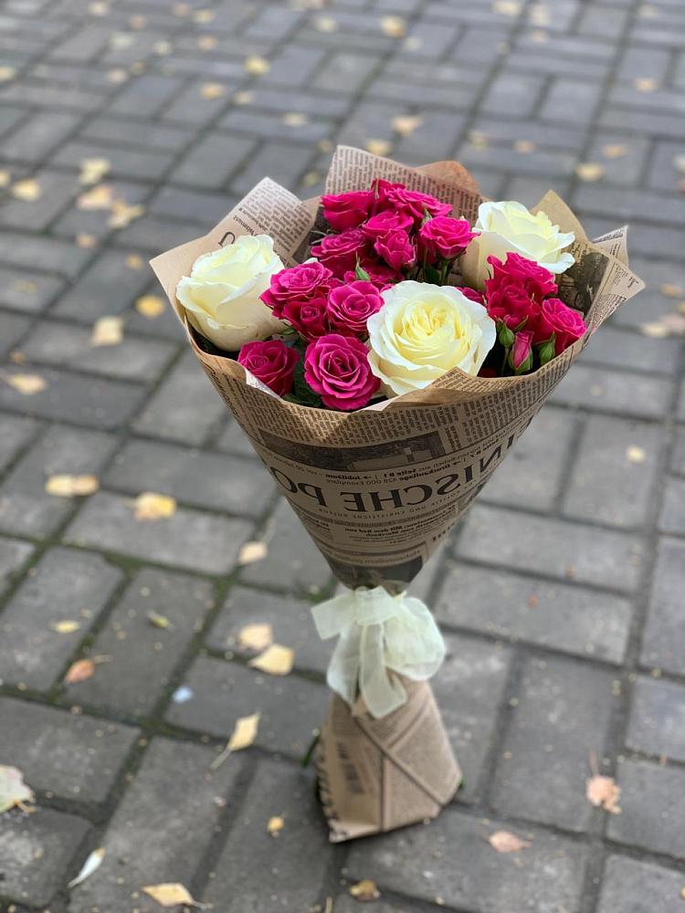 Букет цветов из: Розы в Малино