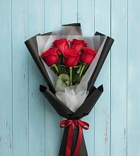 Букет цветов из:  Розы #REPLACE_PRED# Малино