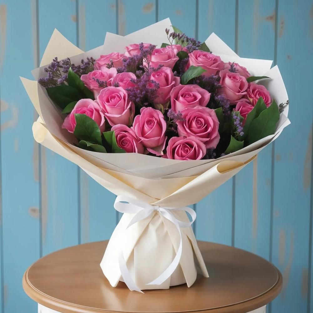 Букет цветов из: Розы в Малино