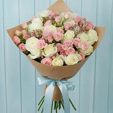 Букет цветов из:  Розы в Малино